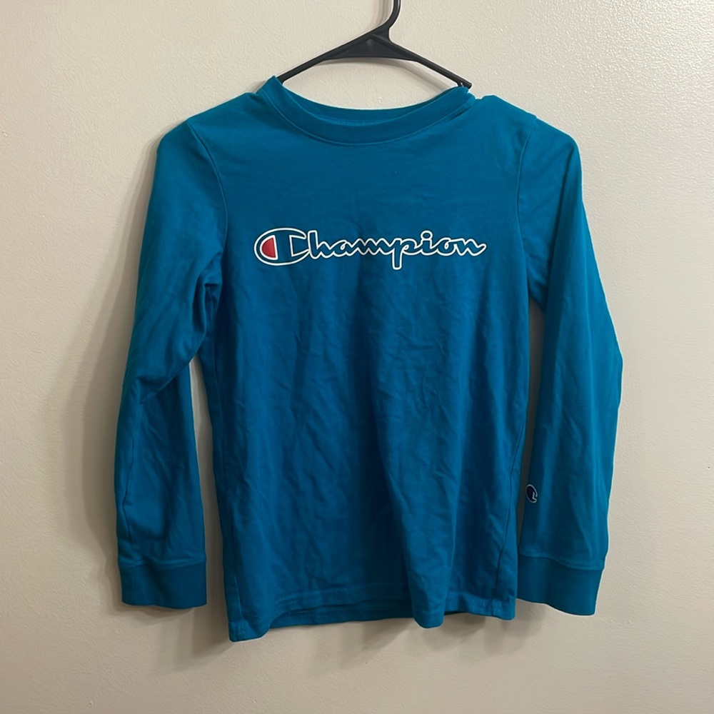 boys champion long sleeve shirt